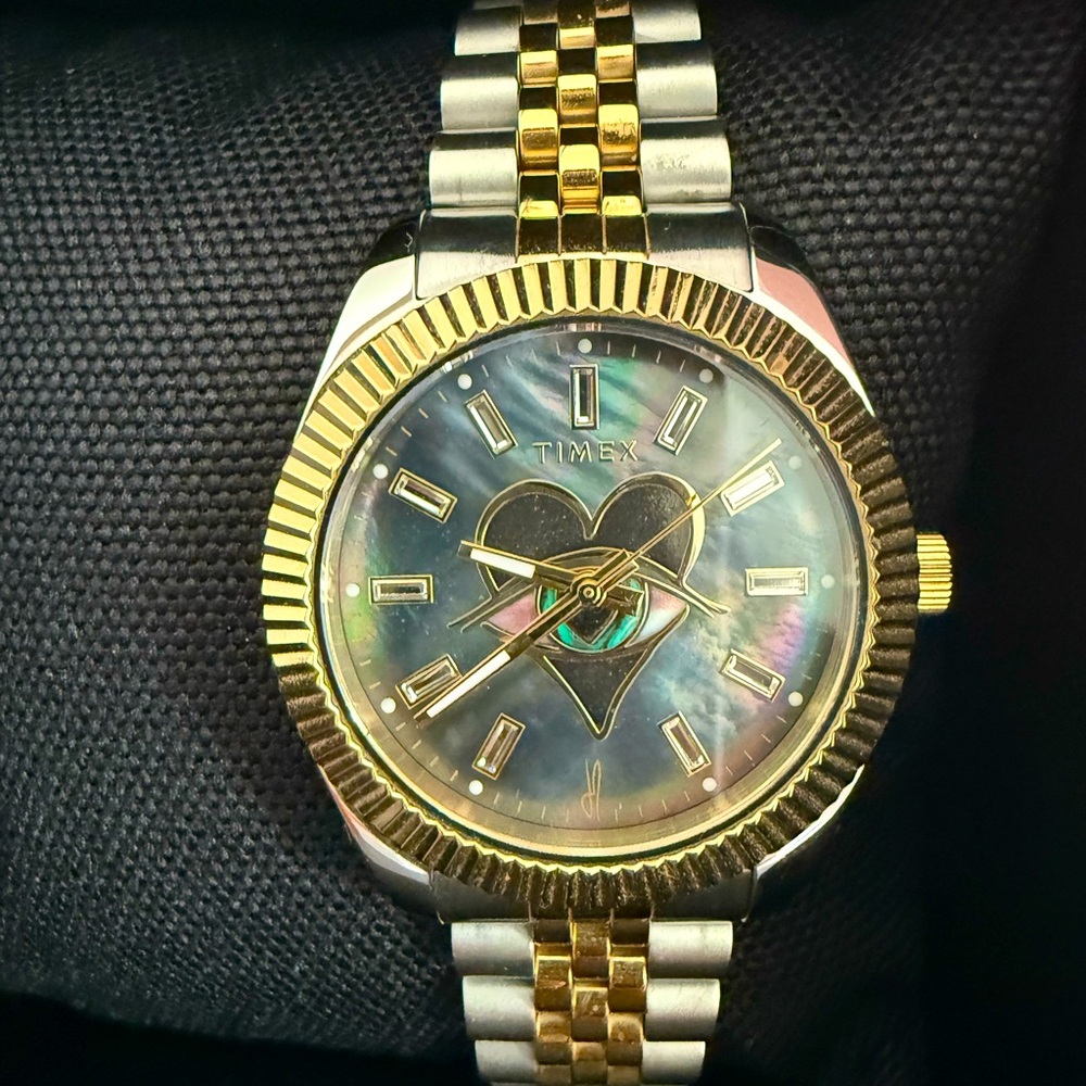 Timex x Jacquie aiche dual tone special edition watch
